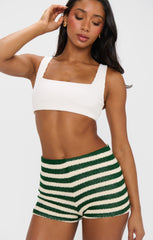 Ziggy Shorts ~ Lucky Stripe Knit