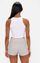 Ziggy Shorts ~ Skyline Stripe Knit
