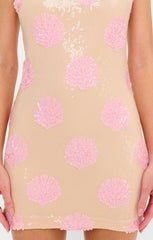 Lets Go Mini Dress ~ Shell Sequins