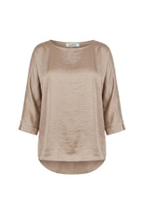 Martina Long Sleeve Top Taupe- Pre Order
