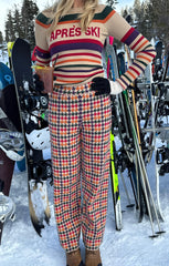 Zermatt Sweater Pant ~ Valley Houndstooth Knit