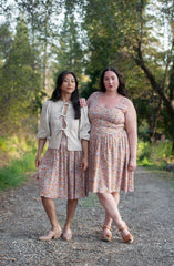 Agnes dress in Calico Bloom Challis