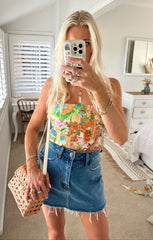 Tula Top ~ Palermo Spritz Linen