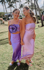 Rose Top ~ Violet Taffeta