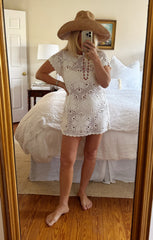 Cleo Coverup ~ Salty Floral Crochet