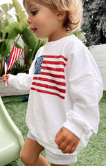 Davis Sweatshirt ~ American Flag