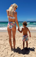 Little Beach Bum Trunks ~ Flower Shop