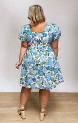Mia Dress ~ Cottage Floral Blue