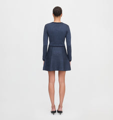 The Lana Dress - Navy Sequin