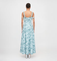 The Briony Dress - Ikat Garden Rose