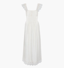 The Beckham Dress - Sand Dot