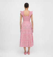 The Ellie Nap Dress - Red Patchwork Doily Heart