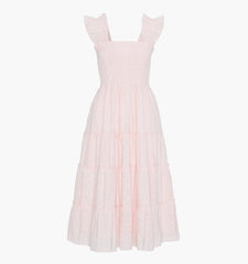 The Ellie Nap Dress - Pink Broderie Voile