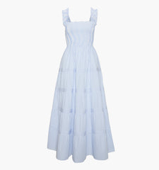 The Goldie Nap Dress - Blue/White Stripe