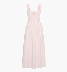 The Rosetta Nap Dress - Pink Broderie Voile