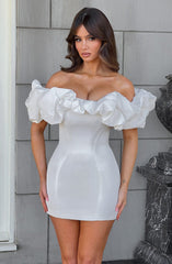 Allie Mini Dress - White