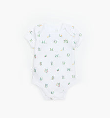The Short Sleeve Onesie - Alphabet
