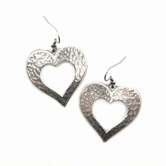 Atlantic Pewter - Large Earrings