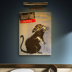 Banksy Time Out Sydney Canvas Wall Art Print - SharpWallArts