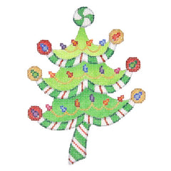 BB 2298 - Peppermint Swirl Tree - Lights