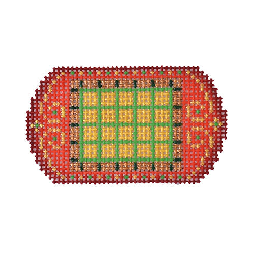 BB 3215 Santa Set #5 - Sleigh Checkered Pattern