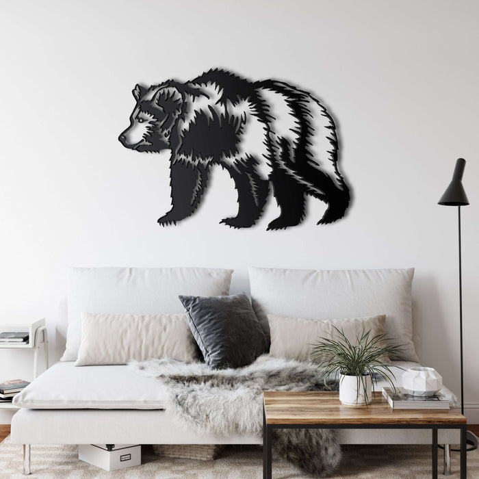 Bear Metal Wall Art - Decor available at Dekadron for $69.90