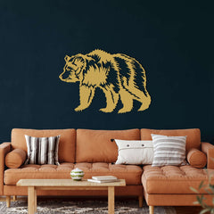 Bear Metal Wall Art - Decor available at Dekadron for $74.90