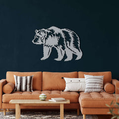 Bear Metal Wall Art - Decor available at Dekadron for $74.90