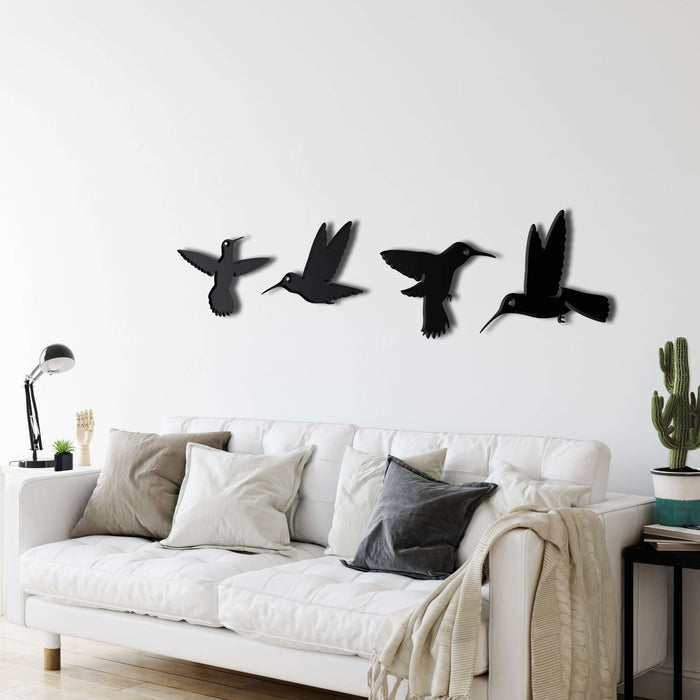 Bee Birds Metal Wall Art - Decor available at Dekadron for $49.90