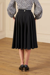 1950s Premium Circle Skirt - Black