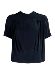 1940s Meet Again Blouse - Black
