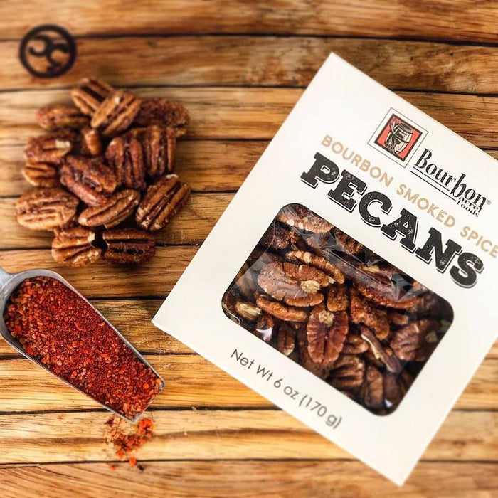 Bourbon Smoked Spiced Pecans
