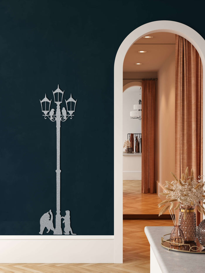 Cats and Birds Metal Wall Art - Decor available at Dekadron for $89.90