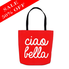 Ciao Bella Tote Bag RED - SALE