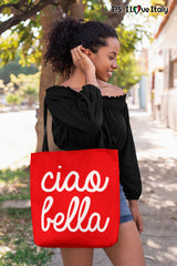 Ciao Bella Tote Bag RED - SALE