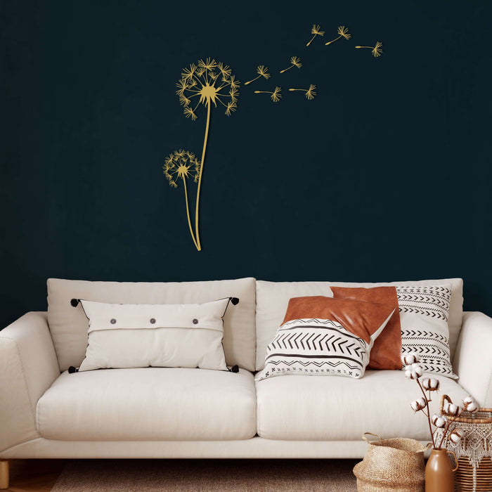 Dandelion Metal Wall Art - Decor available at Dekadron for $109.90