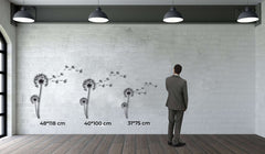 Dandelion Metal Wall Art - Decor available at Dekadron for $99.90