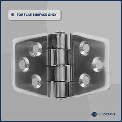 3" x 1-9/16" Door Hinge, 316 Stainless Steel - FO628 - Five Oceans