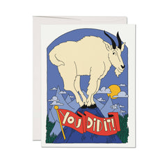 Proud Goat greeting card