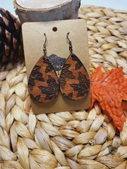 Engraved Maple Leaf Wood Earrings - Premium from Sugar and Spice Invitations - Just $11.25! Shop now at Sugar and Spice Paper