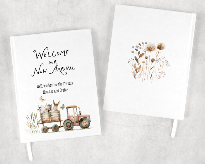 Farm Baby Shower Guest Book