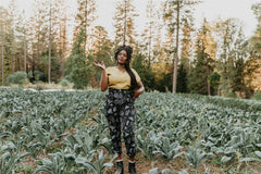 Dolman Top in Mustard Linen
