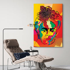Frida Kahlo Portrait Watercolor Wall Art - SharpWallArts