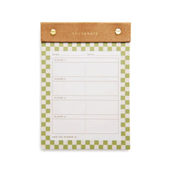 Game Score Pad- Check Mate