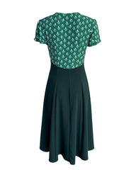 1940s Goodwood Grable Ensemble - Dia Deco Emerald