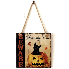 Halloween Decorative Door Signs