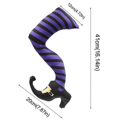 Halloween Witch Legs Prop
