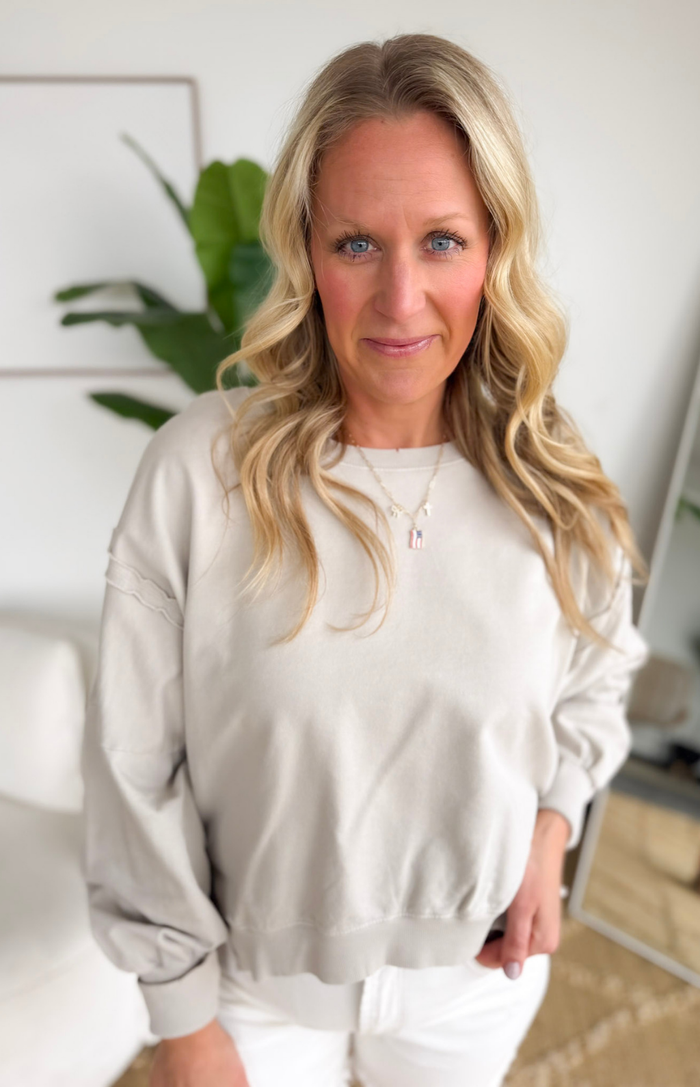 High/Low Hemline Relaxed Pullover (3 Colors)
