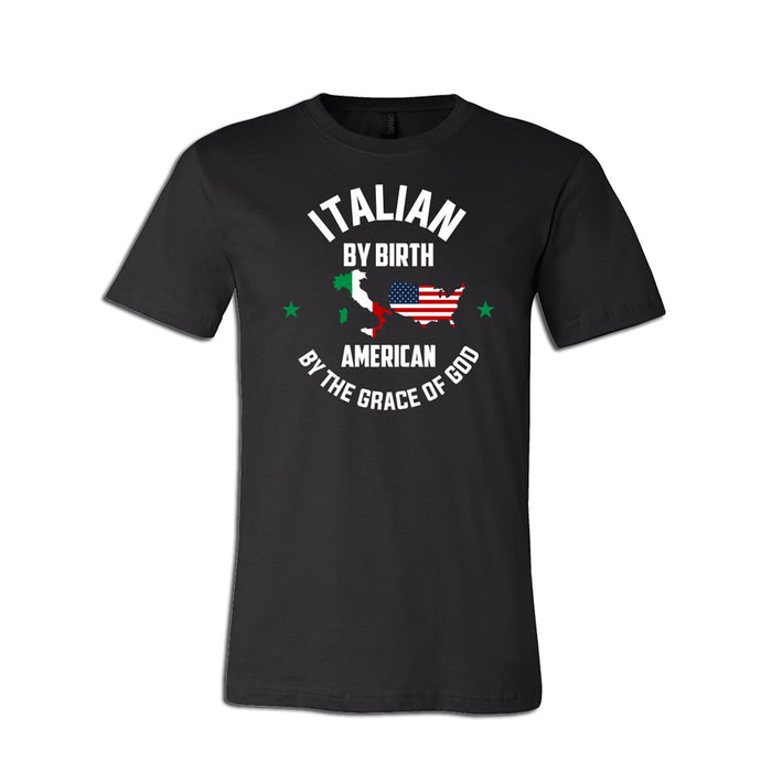 Italian By Birth Shirt - BLACK XL - SALE