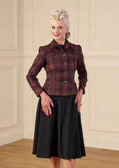 1940s Hampton Tailored Jacket - Premium Check Wool